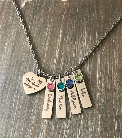 name necklace mom gift
